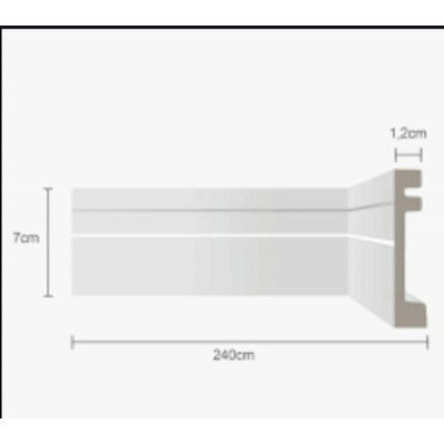 Alizar Poliestireno Ecomex Frisado 07Cmx2,40M Branco