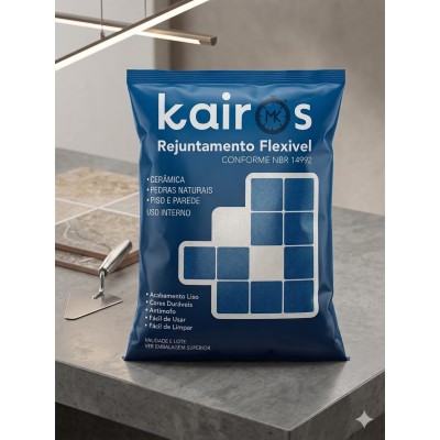 REJUNTE FLEX 01KG CZ PLATINA KAIROS