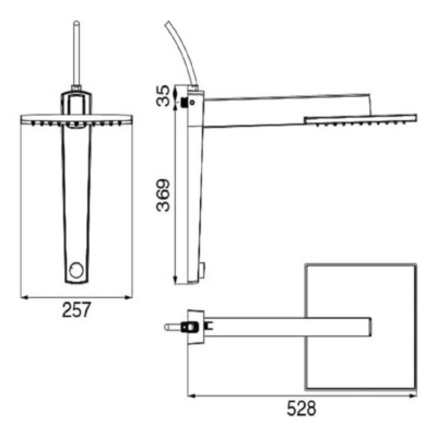Chuveiro Lorenzetti Acqua Century Eletronico Preto 220V 7500