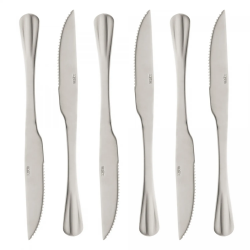 Cj 06 Facas P/Churras Aço Inox Positano 1272 Lyor