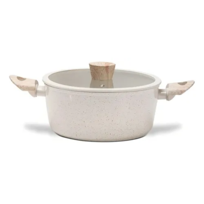 Jogo De Panelas Antiaderente 6pç Sirius Vanilla Brinox