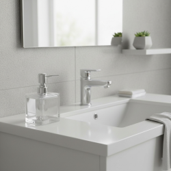 Porta Sabonete Square Clear 375ML BH24087 MIMO