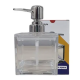 Porta Sabonete Square Clear 375ML BH24087 MIMO