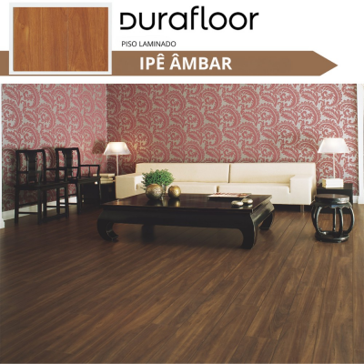 Piso Laminado Durafloor Spot Ipe Ambar Cx 2,51M²