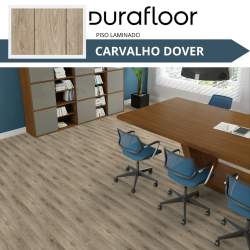 Piso Laminado Durafloor Studio Carvalho Dover Cx 2,26M²