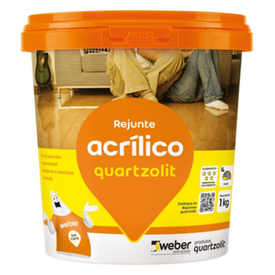 Rejunte Acril 1Kg Cz Platina Quartzolit