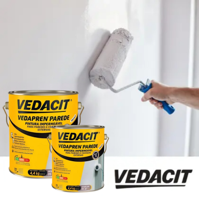 PINTURA IMPERMEAVEL PAREDE VEDAPREN 4,4KG VEDACIT