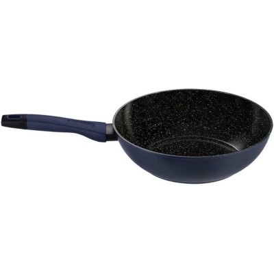 Panela Wok Aluminio Antiaderente 28cm Everyday Azul - Oxford