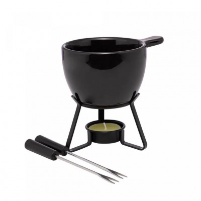 Aparelho de Fondue 4 Peças Bariloche Preto 250ml, 5880 Lyor