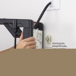 Chuveiro Lorenzetti Acqua Duo Preto Fosco 127V 5500W