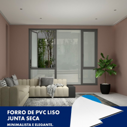 FORRO PVC LISO 200MM X 7,0MT - NOVAFORMA