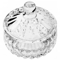 POTICHE CRISTAL LOUISE 11X11CM 35195 WOLF