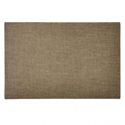 Jogo Americano Quadrado Bege em Pu Mesa Posta 1 Pc BTC