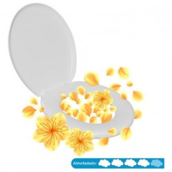 Assento Vaso Sanitário c/ Almofada Oval Almofadado Perfumado Astra Branco