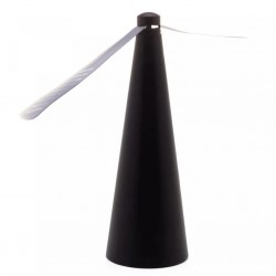 Ventilador Repelente de Mesa de Plástico Preto - 4921 Lyor