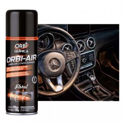 Higienizador Ar Condicionado Automotivo Floral 200ml ORBI