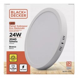 O - PAINEL LED 24W SOB RED 3000K BR ECO B&D