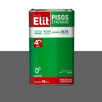 Tinta Piso Chumbo 18L Elit
