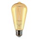 O - LAMPADA LED FILAMENTO ST64 AMBAR 03W 2200K B&D