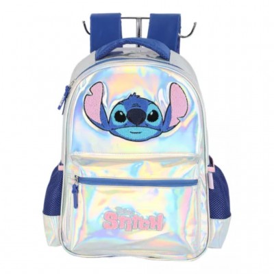 F - MOCHILA P/ COSTAS PRATA STITCH IS41681SC