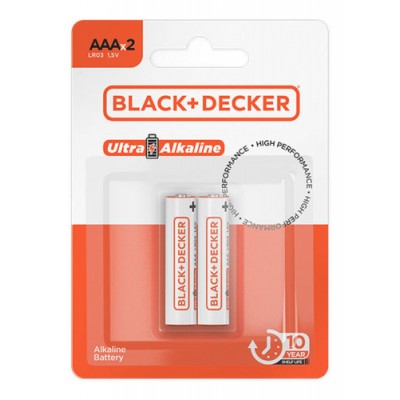 F - PILHA ALCALINA AAA BLISTER C/02 B&D