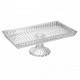 Travessa Geneva com Pé 34,5cm x 18,5cm x 11,5cm Cristal 21356 Wolff