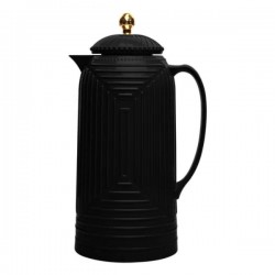 Garrafa Termica Plastica 01L Geometric Preta 20809  Wolff