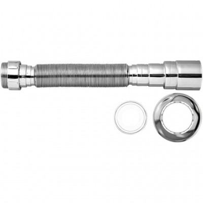 Sifão Sanfonado Universal Cromado 070CM 031101 BLUKIT