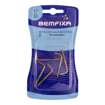 F - ESCAPULA P/ MADEIRA BI 17X50MM BEMFIXA