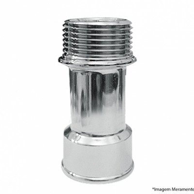 EXTENSAO METAL CROM MEDIO 1/2 P/ TORN METAL NOBRE