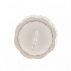 Açucareiro Porcelana Branca New Bone Butterfly Flower - LYOR