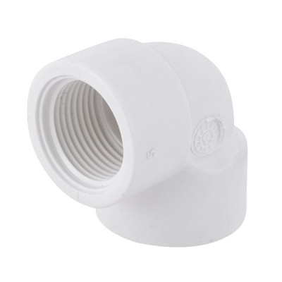 F - JOELHO 90 ROSC BRANCO 3/4