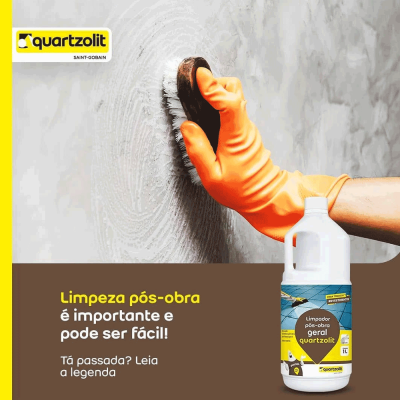 Limpador Pos Obra Quartzolit Uso Geral 1L