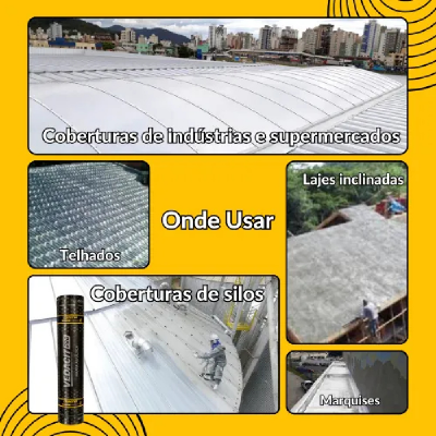 Manta Asfaltica Vedacit Aluminio Poliester 3MM