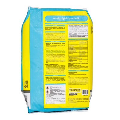 Massa Nivela Rapido Quartzolit Cinza 20Kg