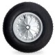 RODA P/ CARRINHO C/CAMARA COMP 3,25X8 METALOSA