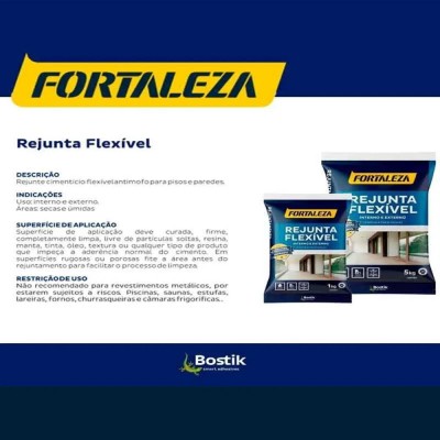 REJUNTE FLEX 05KG BRANCO FORTALEZA